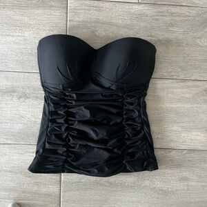 DKNY size XS Elegant Black Strapless Top